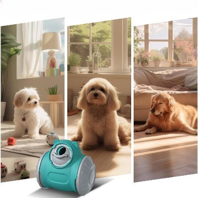 BrainChase™ Dog Food Dispenser - Turquoise 
