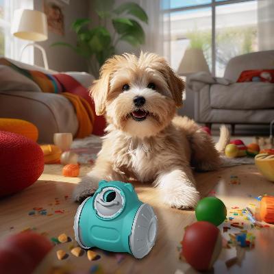 BrainChase™ Dog Food Dispenser - Turquoise 