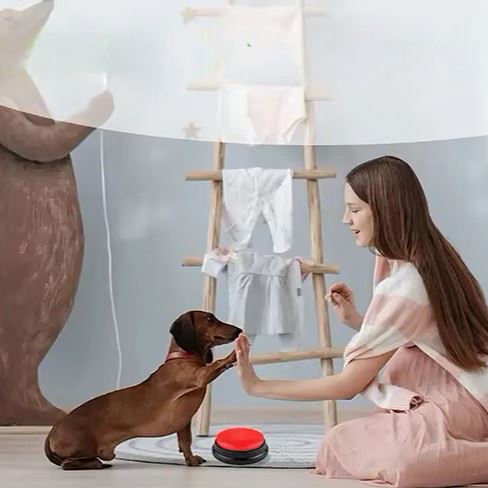 Jouet Interactif pour Chien - ChienParlant™ - Rouge